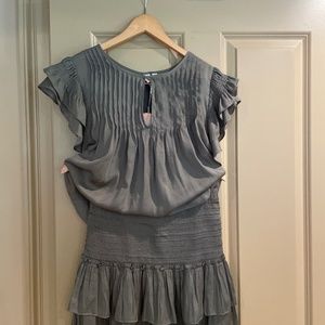 DOLAN XS Army Green shirt and skirt set